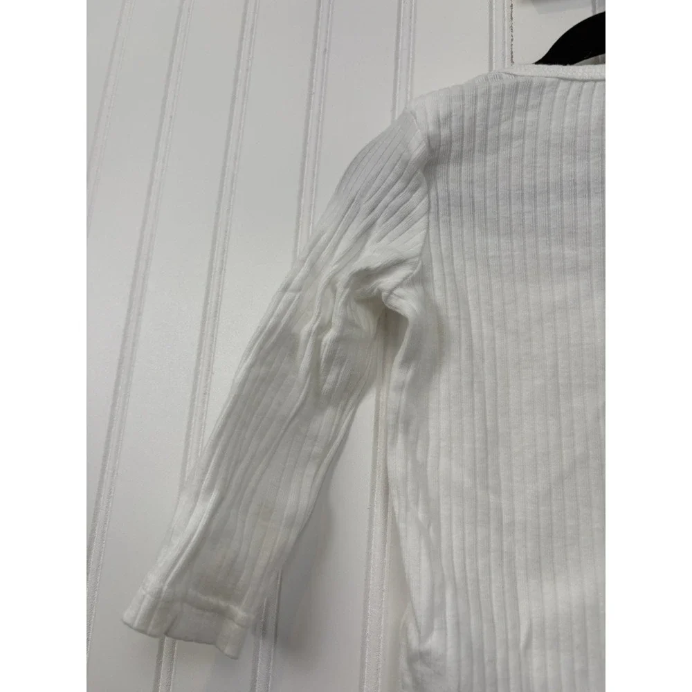 Carter's Long‎ Sleeve Shirt Pant Set Boy 6M Striped Embroidered Elephant#165